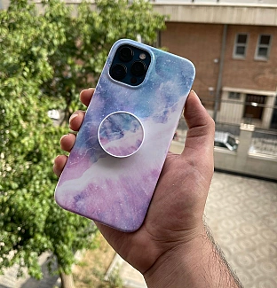 قاب سنگی رویایی به همراه پاپ سوکت iphone